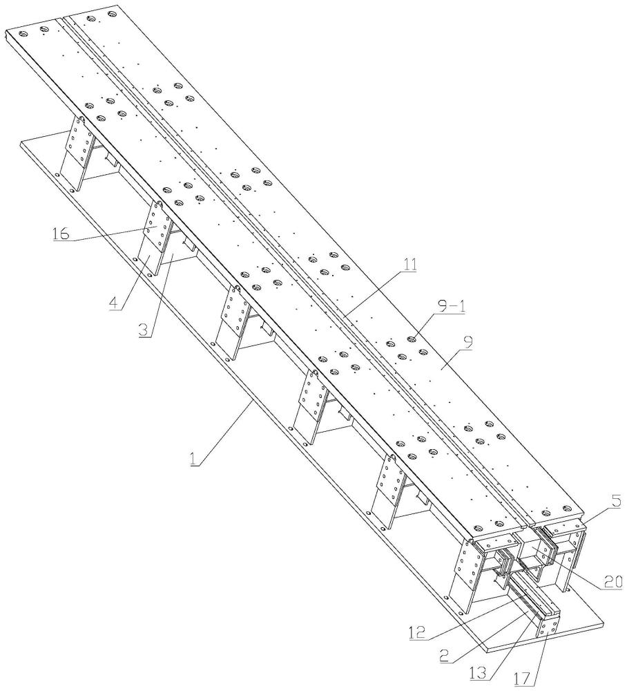 一种高速磁浮交通双边长定子直线电机的板材支架结构的制作方法