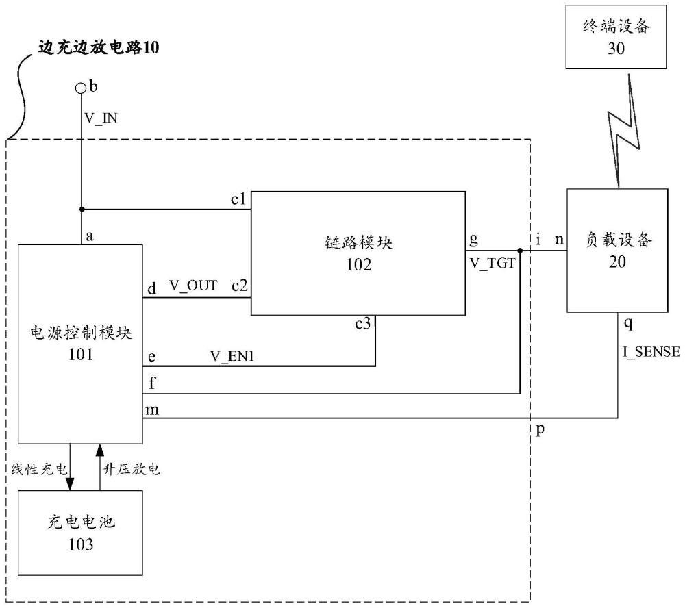 一种边充边放电路的制作方法