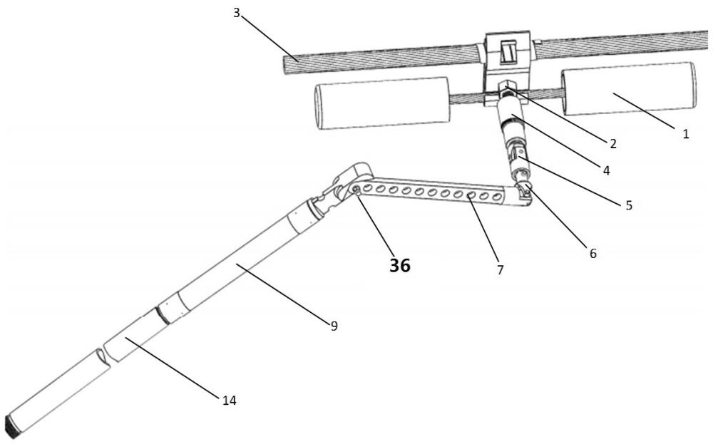 一种导线防振锤螺栓的地电位带电松紧装置的制作方法