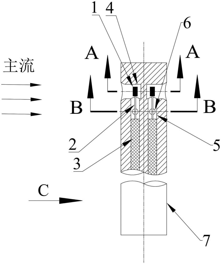 一种基于薄膜铂电阻的自修正动态总温探针