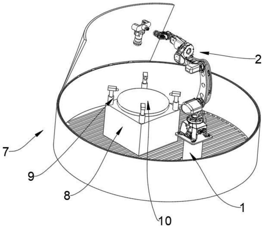 一种非球面抛光机器人安全隔离罩的制作方法