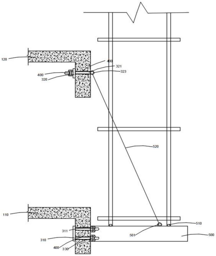 一种便于悬挑脚手架预埋螺栓定位的装置的制作方法