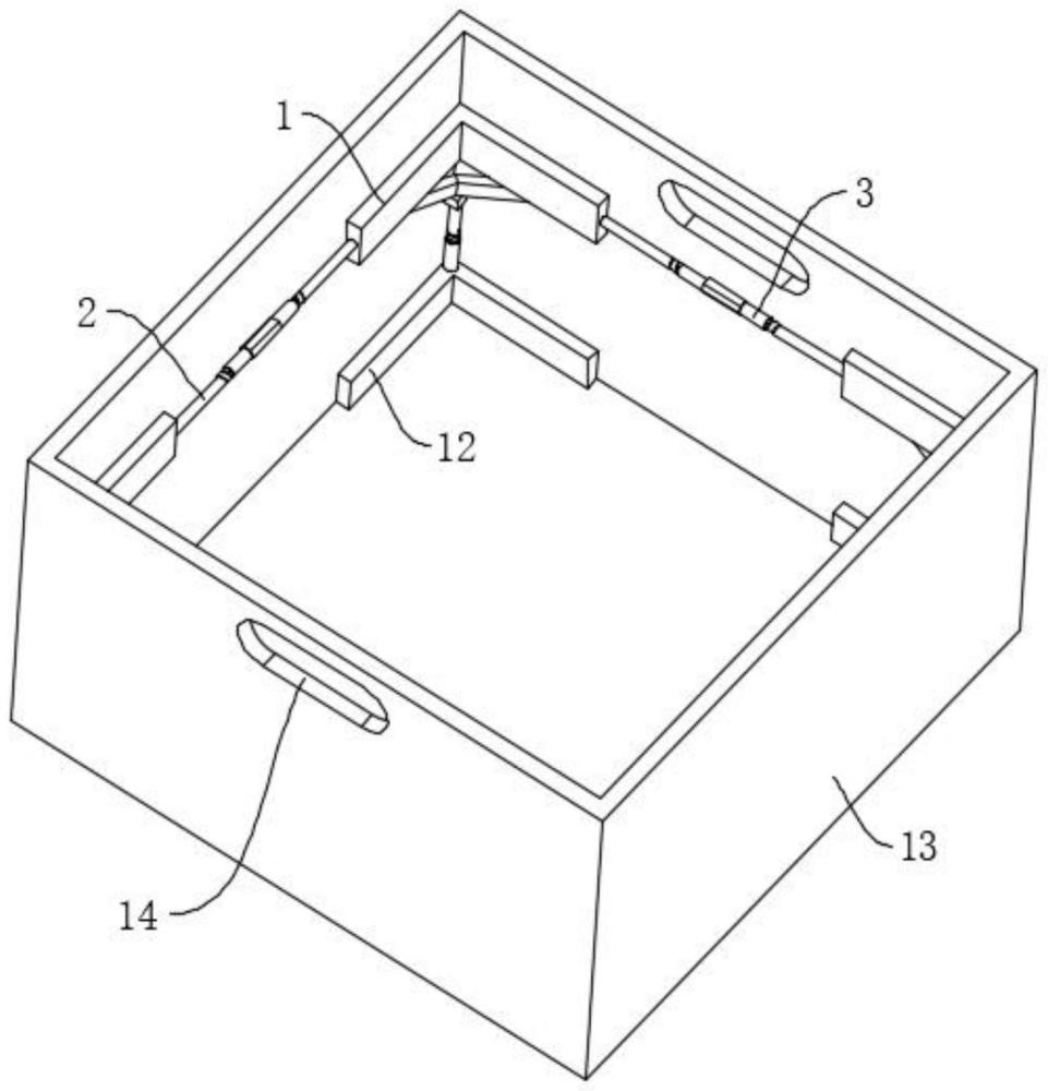一种防变形结构及基于该结构的敞口式纸箱的制作方法
