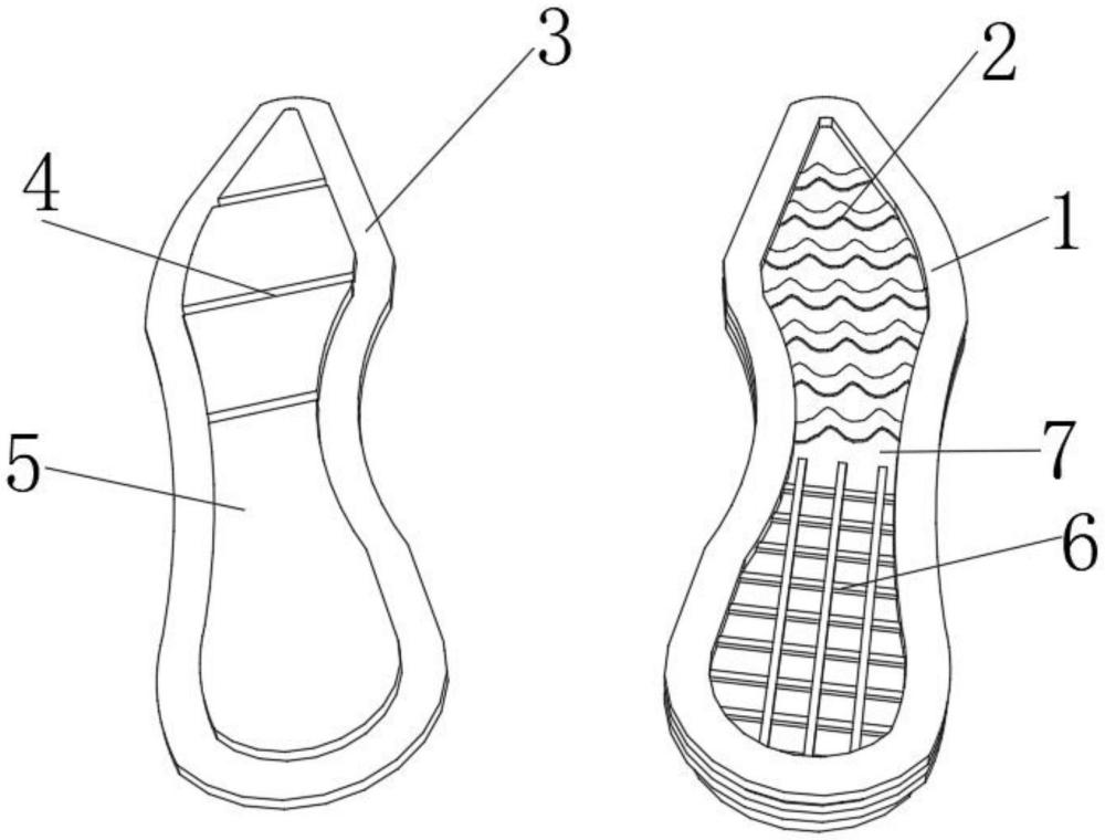 一种免胶的方便成型的鞋大底的制作方法