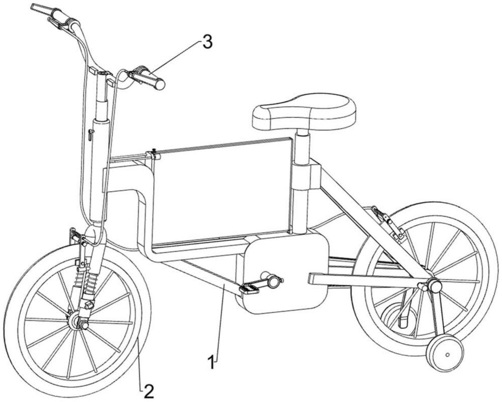 一种多功能的儿童自行车的制作方法