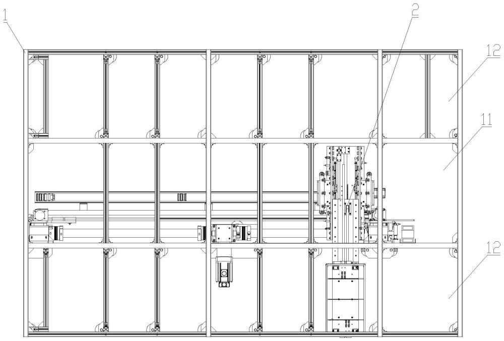 一种侧挂式仓储取放料堆垛系统的制作方法