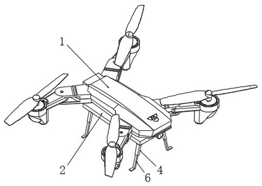 一种无人机起落支脚结构的制作方法