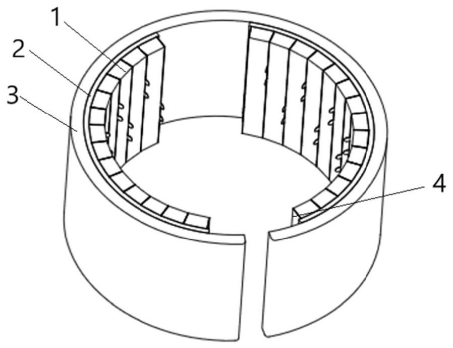 分段式压电驱动源开缝圆环换能器及拼装方法与流程