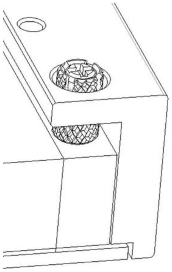 一种采用膨胀螺丝来吸收显示屏厚度公差的固定结构的制作方法