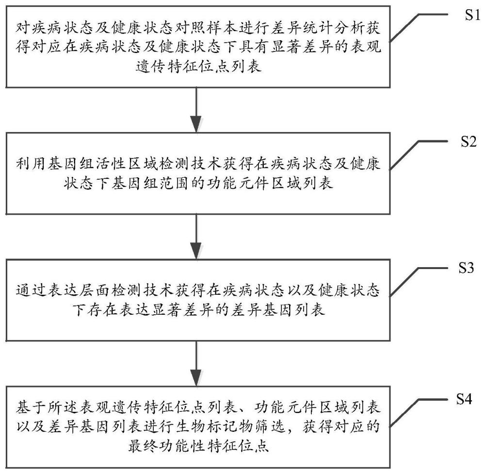 基于多组学的功能性生物标记物筛选方法、系统、终端及介质与流程