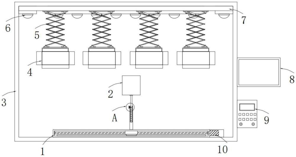 演播室布光效果模拟实验装置的制作方法