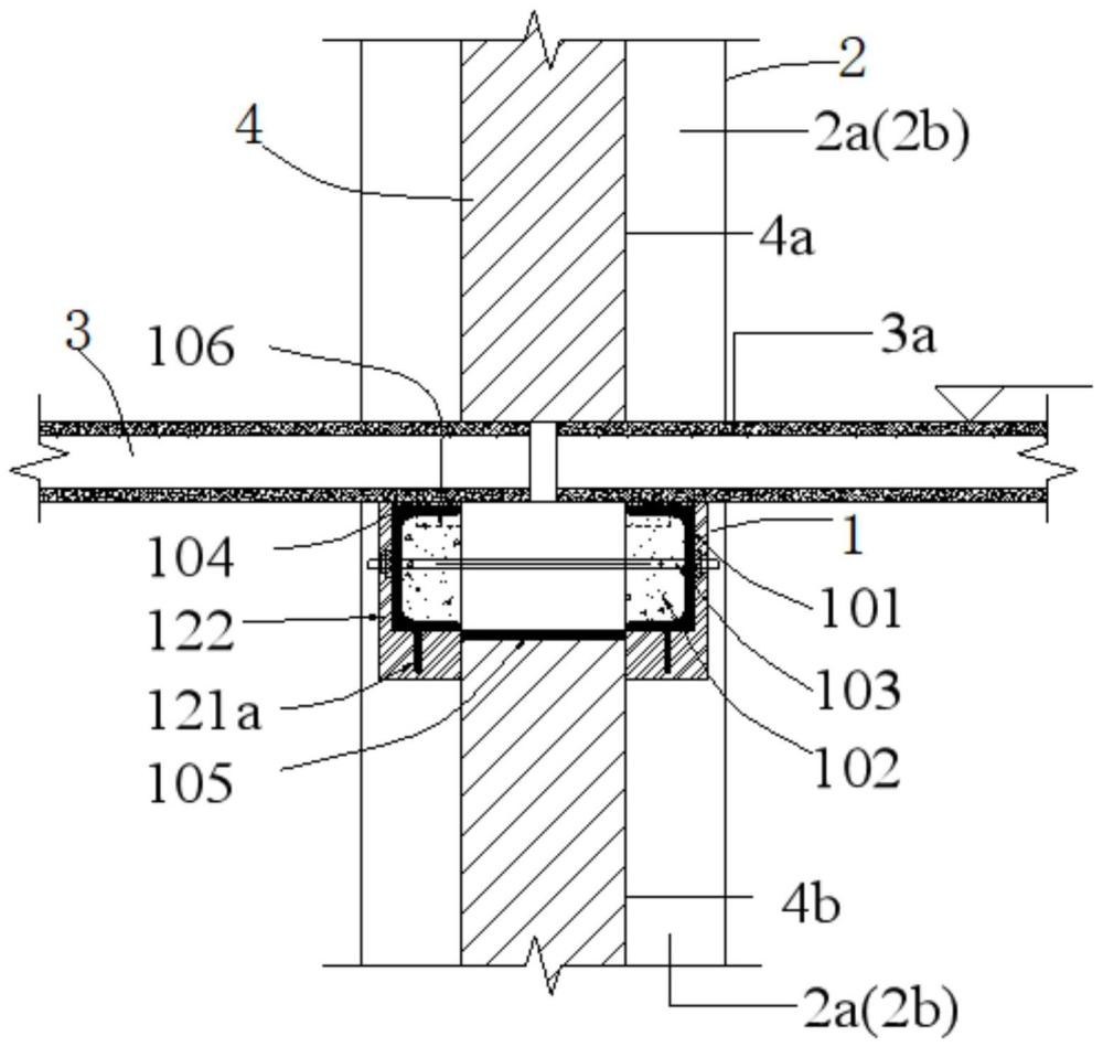 一种可拓延砖混建筑的进深的施工方法与流程