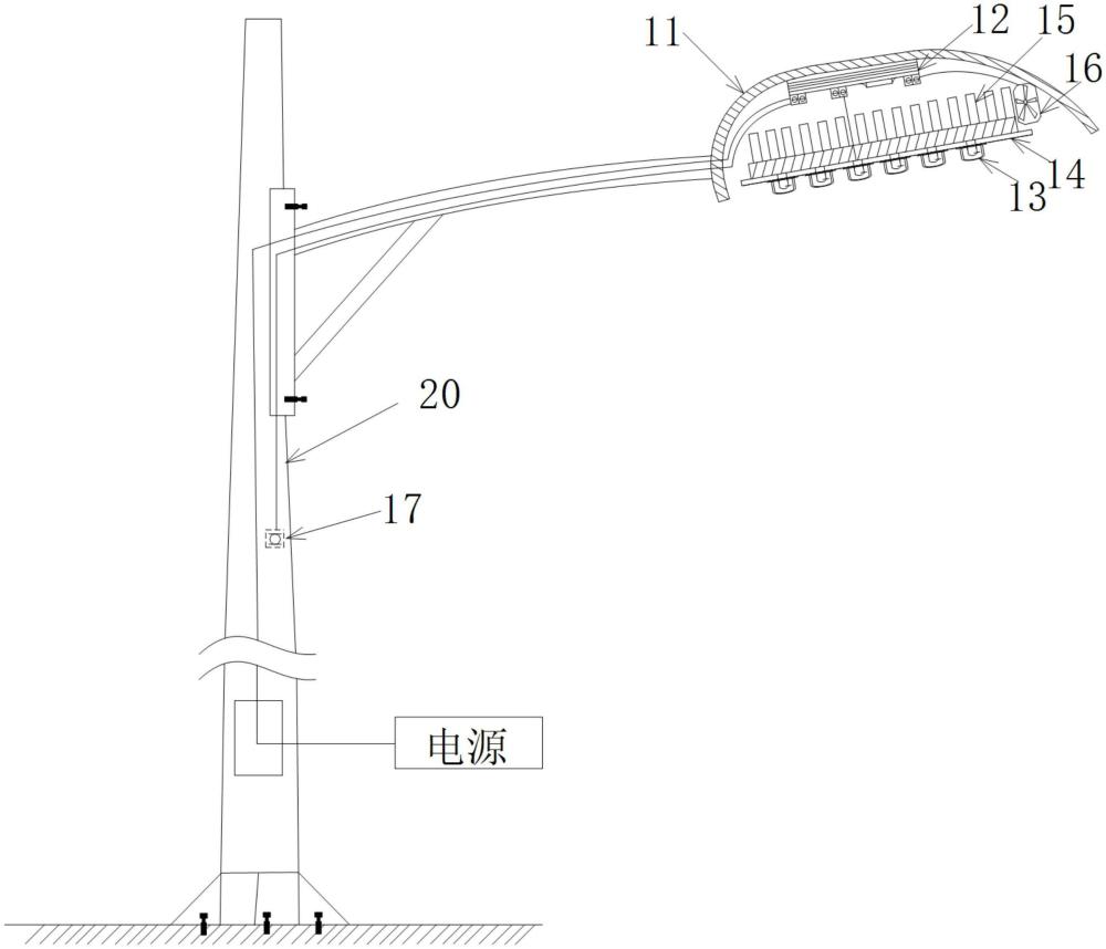 一种新型LED声控变色路灯的制作方法