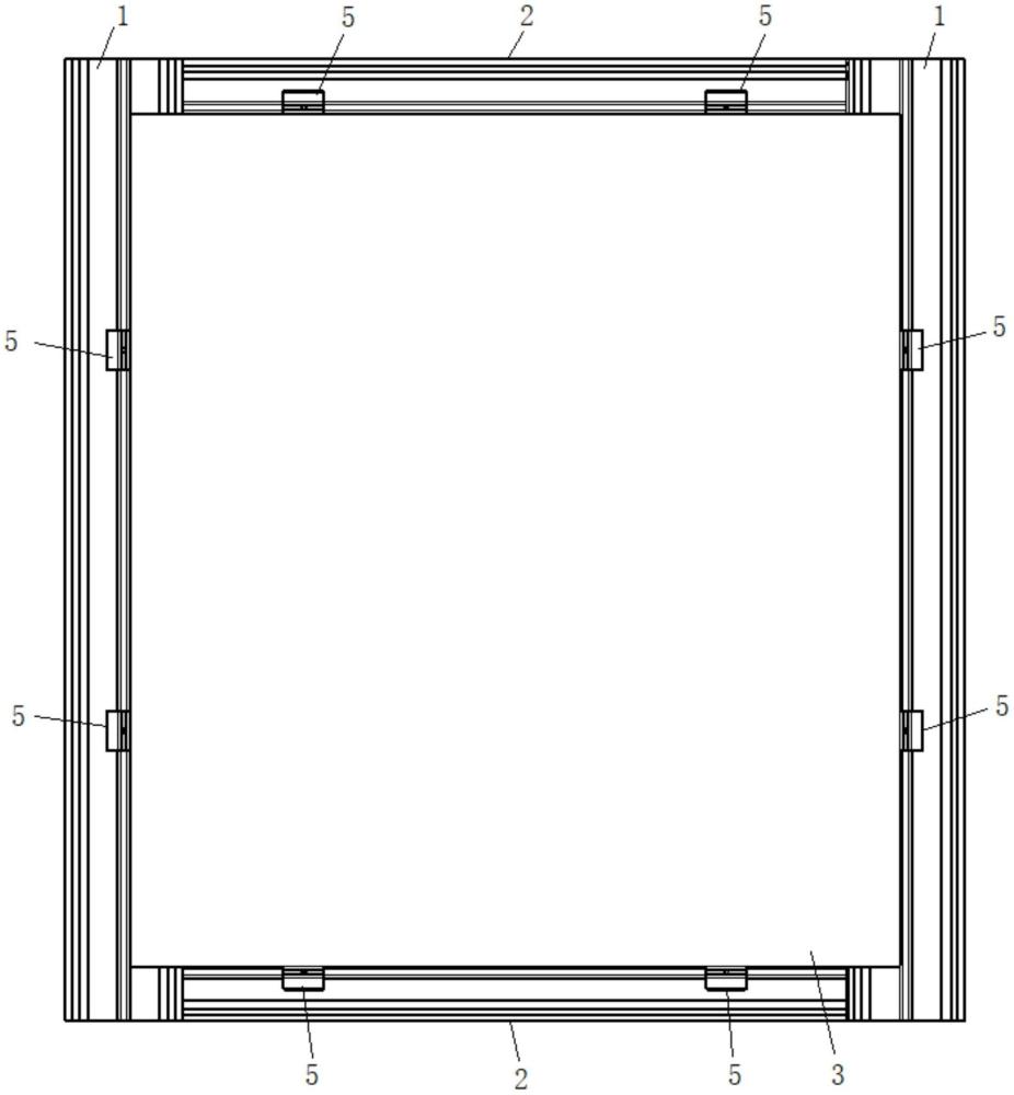 一种框架式幕墙的中空玻璃安装结构的制作方法