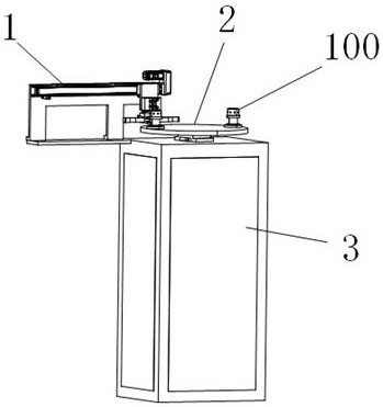 镜片热压模具的中转装置的制作方法
