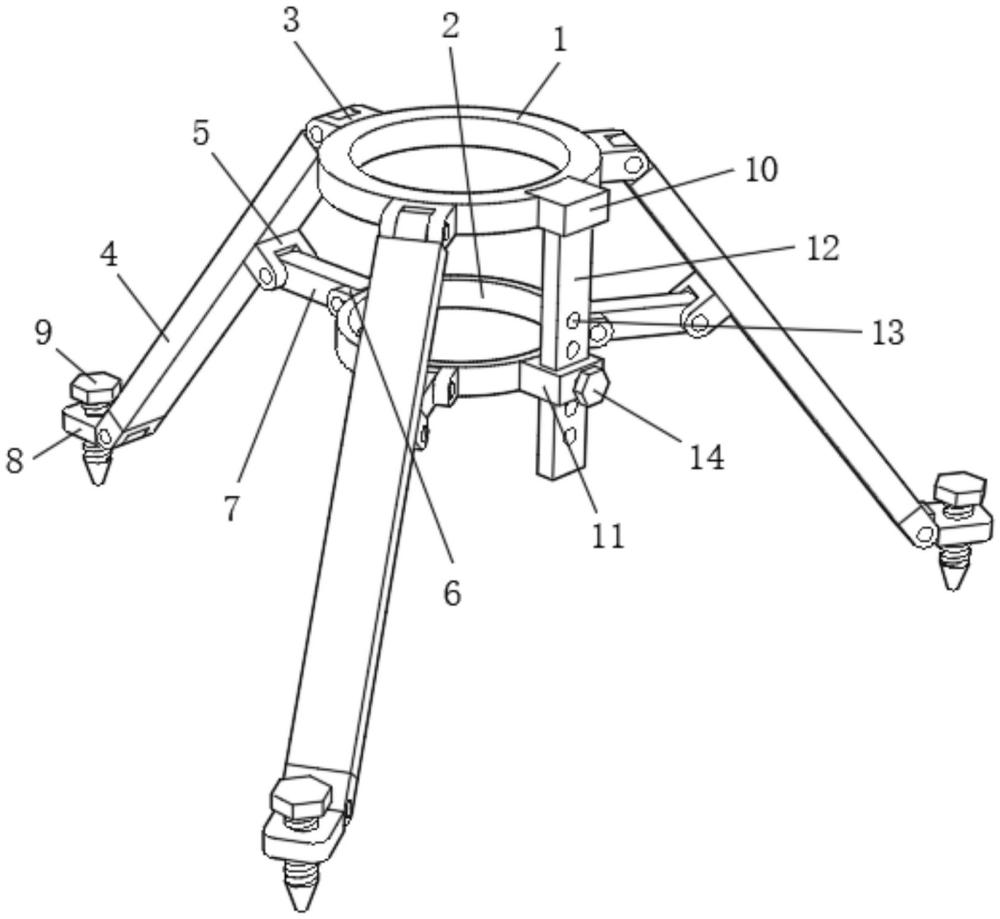 一种风电站修建用可调式稳固底座的制作方法