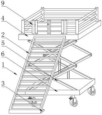 一种房屋建造用防晃动的攀爬架的制作方法