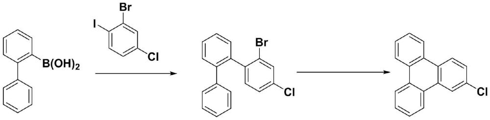 一种有机发光材料中间体2-氯苯并[9,10]菲的制备方法与流程