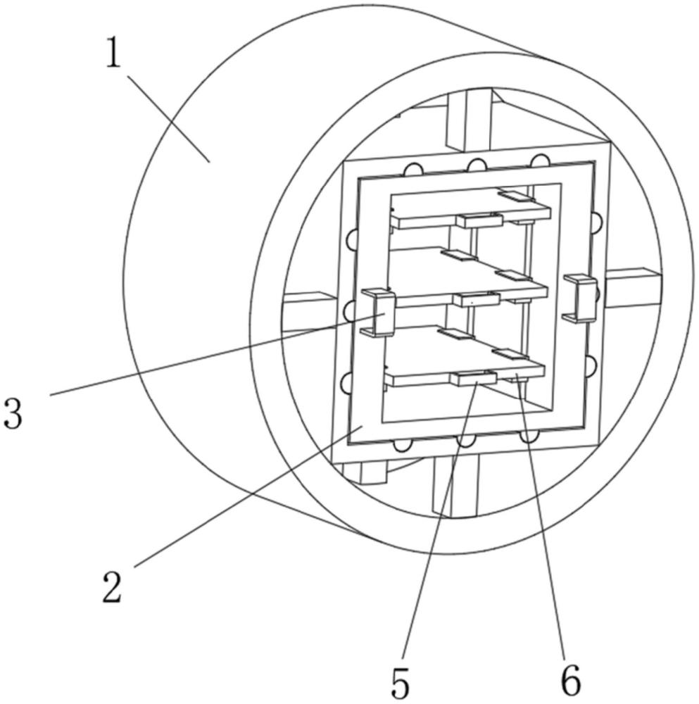 一种用于气压烧结氮化硅绝缘环的烧结炉进料结构的制作方法