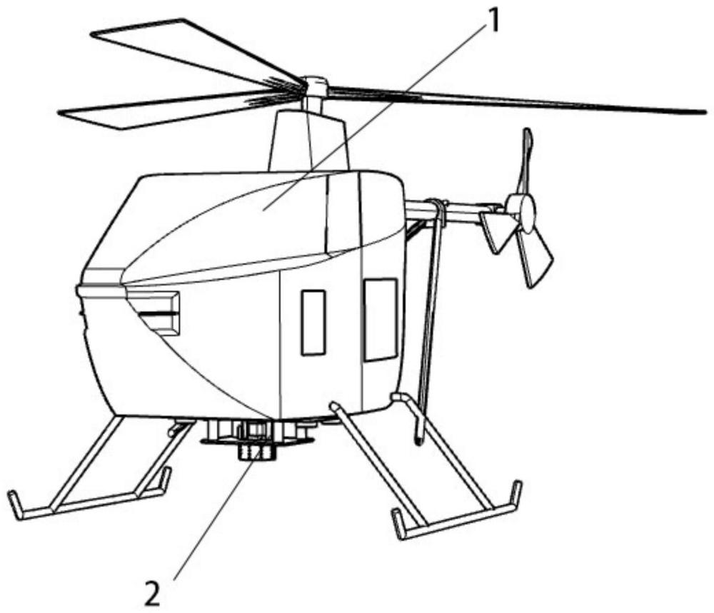 一种用于抛洒颗粒剂的农林植保无人直升机的制作方法