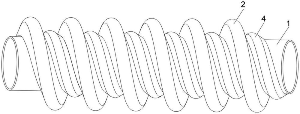 一种高强度螺旋波纹管的制作方法