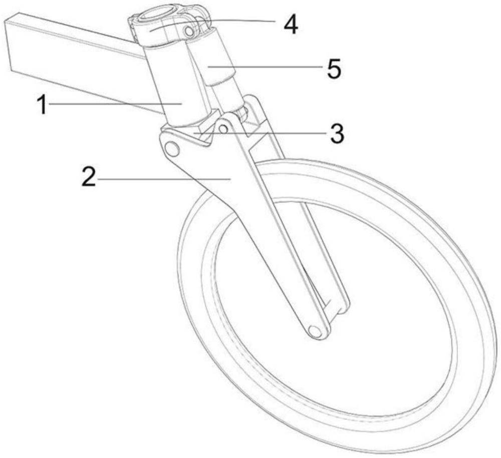 一种电动自行车避震前叉的制作方法