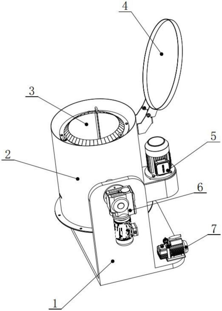 充气式卸料离心甩干装置的制作方法