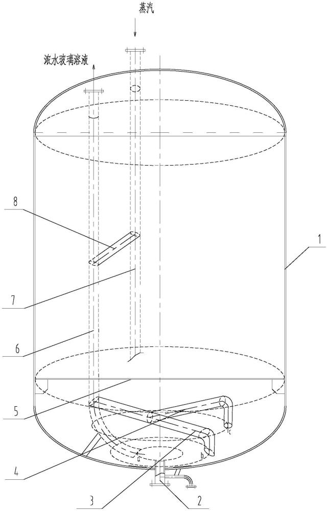 沉淀法白炭黑溶解静压釜出液抽空管防堵装置的制作方法