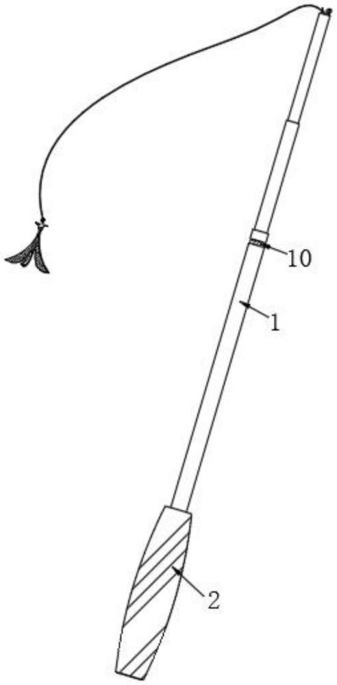 一种可替换式逗猫棒的制作方法
