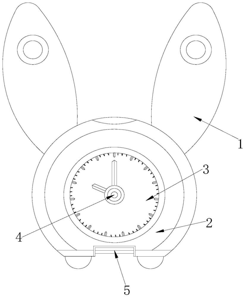 一种多功能兔形闹钟的制作方法
