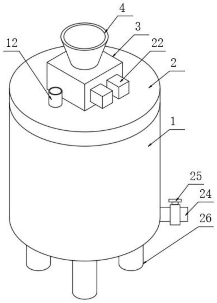 一种隧道防火涂料搅拌混合装置的制作方法