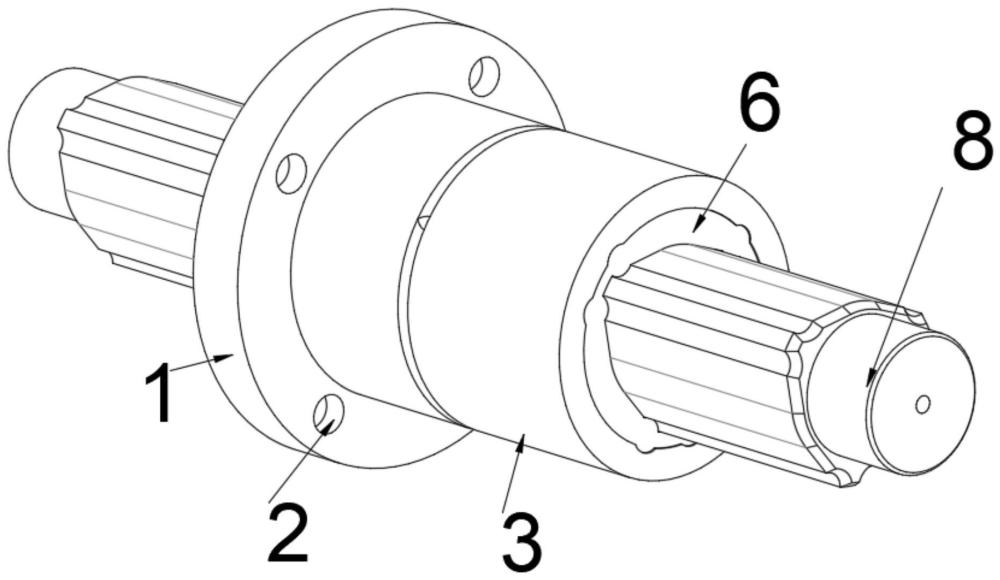 凸圆六沟槽滚珠花键的制作方法