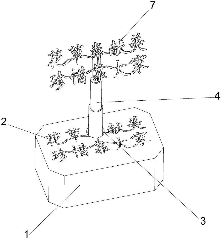 草地标识牌的制作方法