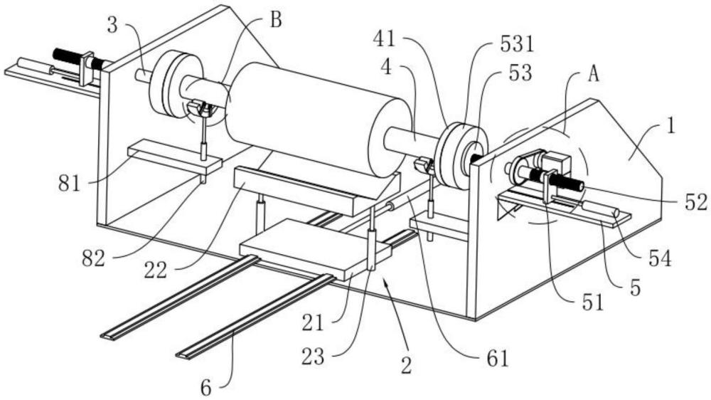 编织袋印刷机的放料装置的制作方法