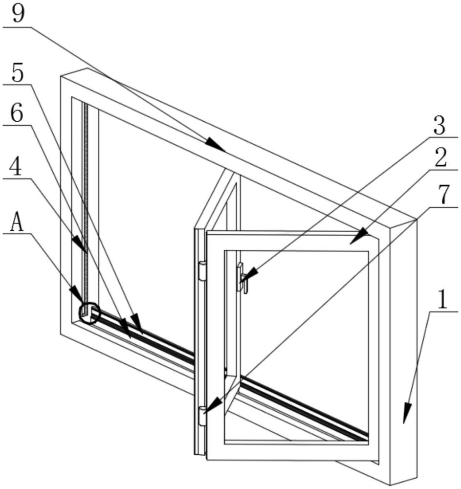 一种铝合金窗密封结构的制作方法