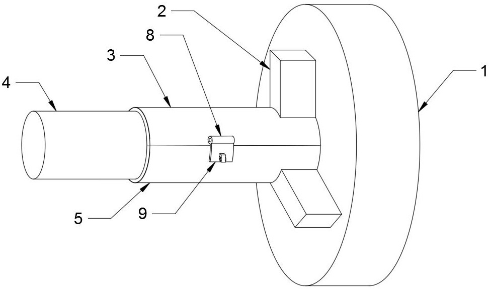 超长薄壁铜套加工中端面连接式防椭圆变形装置的制作方法