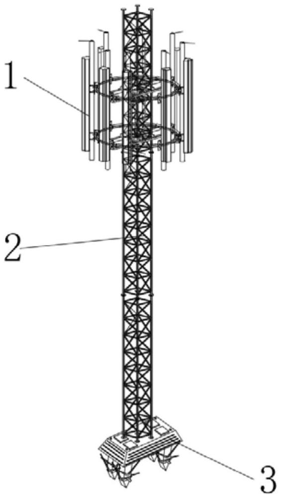 一种气象梯度测风塔的制作方法