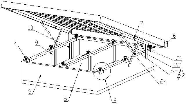 一种箱体内收储物床结构的制作方法
