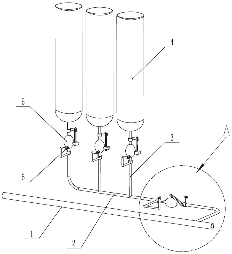 液压站蓄能器管路的制作方法