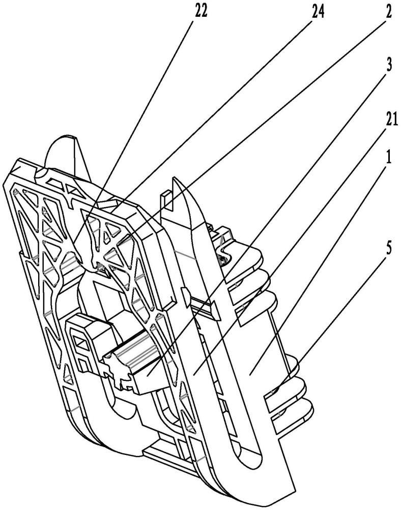 玻璃升降器滑动机构的制作方法