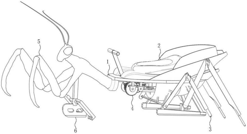一种仿生螳螂冰车