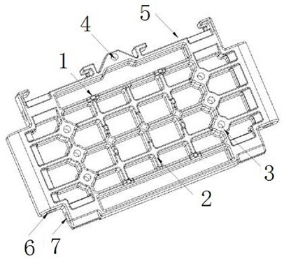 一种模组压铸端板结构的制作方法