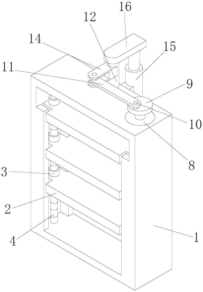 一种服务用防潮资料柜的制作方法