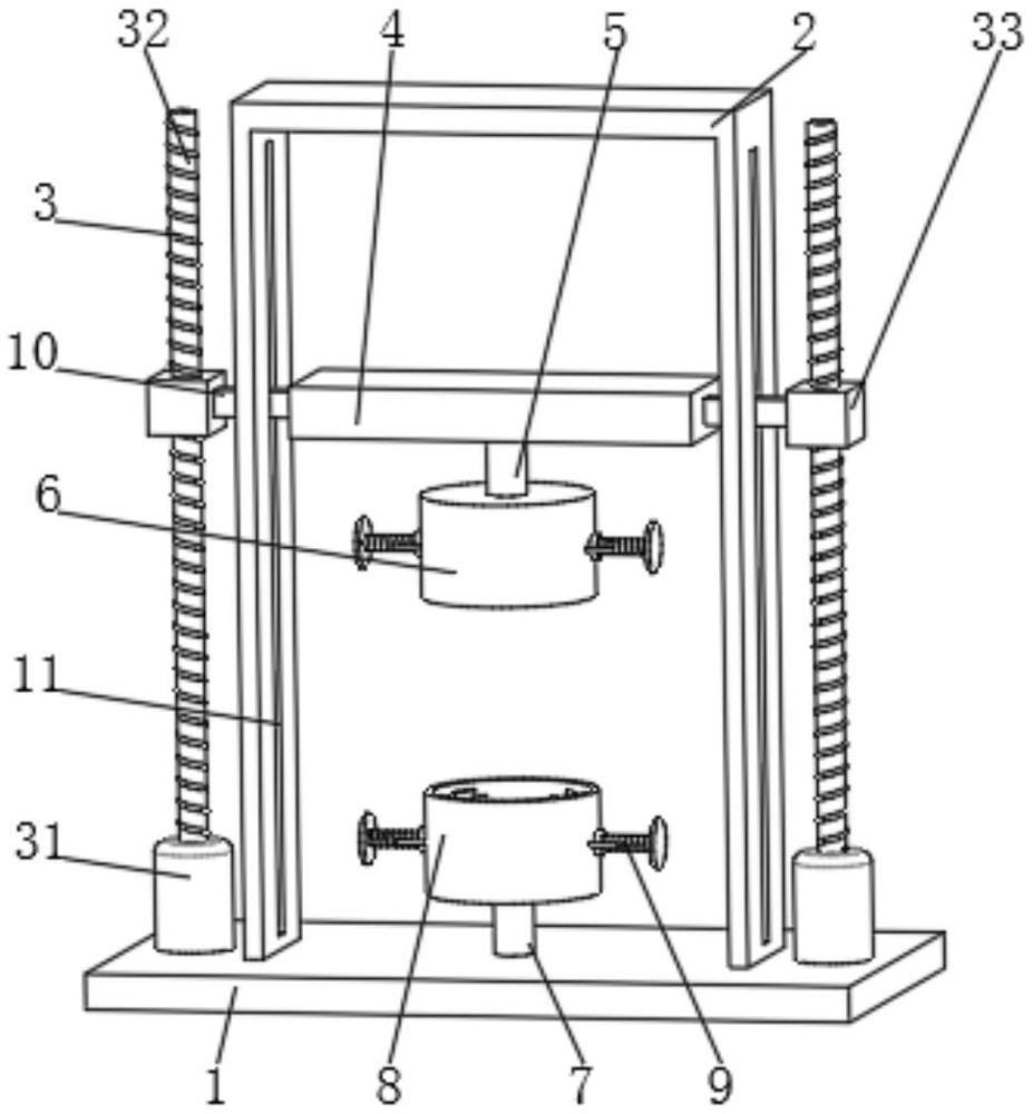 一种包装袋生产用带有限位结构的拉力机的制作方法