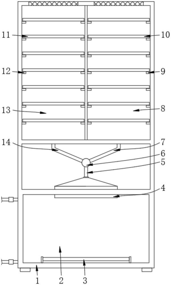 一种具有辅助机构的安全带加工原材料处理用蒸锅的制作方法