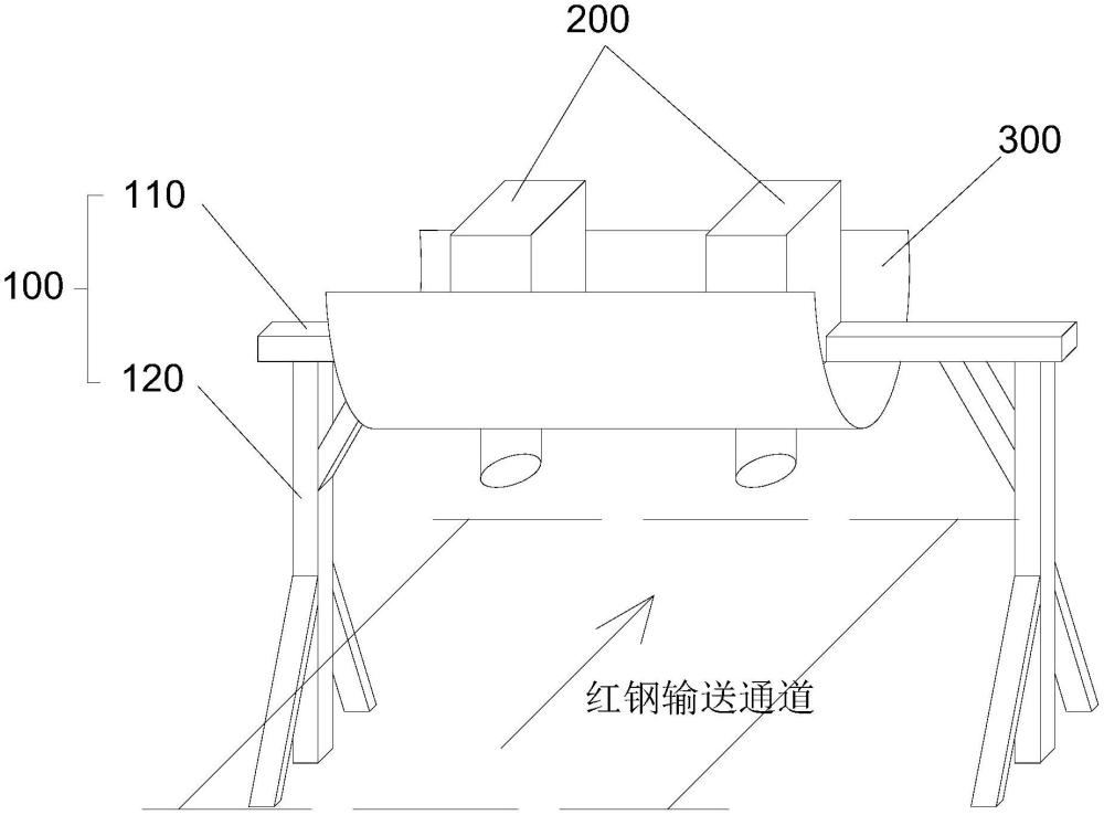 一种双边立体支撑倒悬挂式检测装置的制作方法