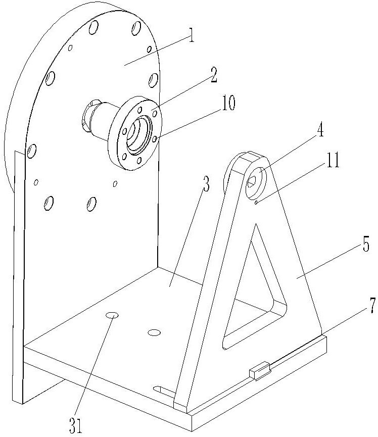 轮毂电机试验台架连接工装的制作方法