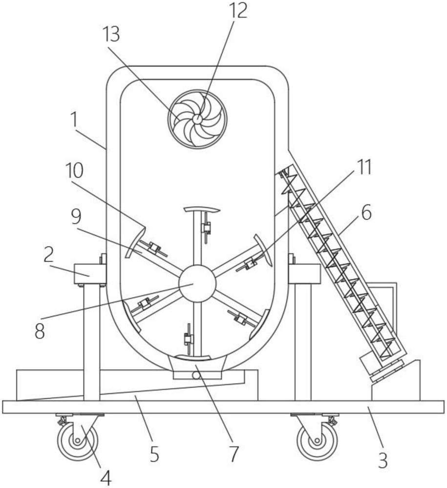 一种建筑用砂浆搅拌混合装置的制作方法