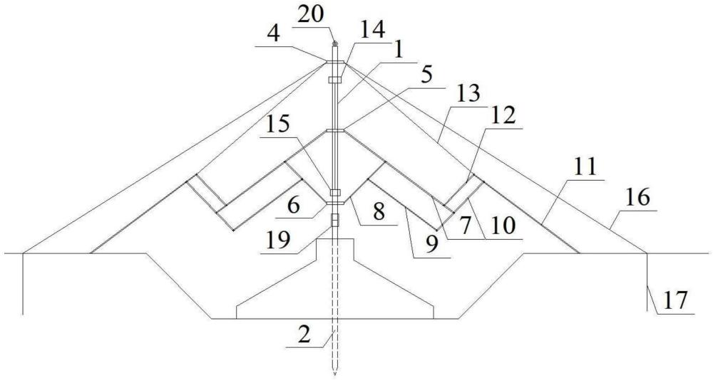 用于风机大体积混凝土冬季施工的免组装暖棚的制作方法