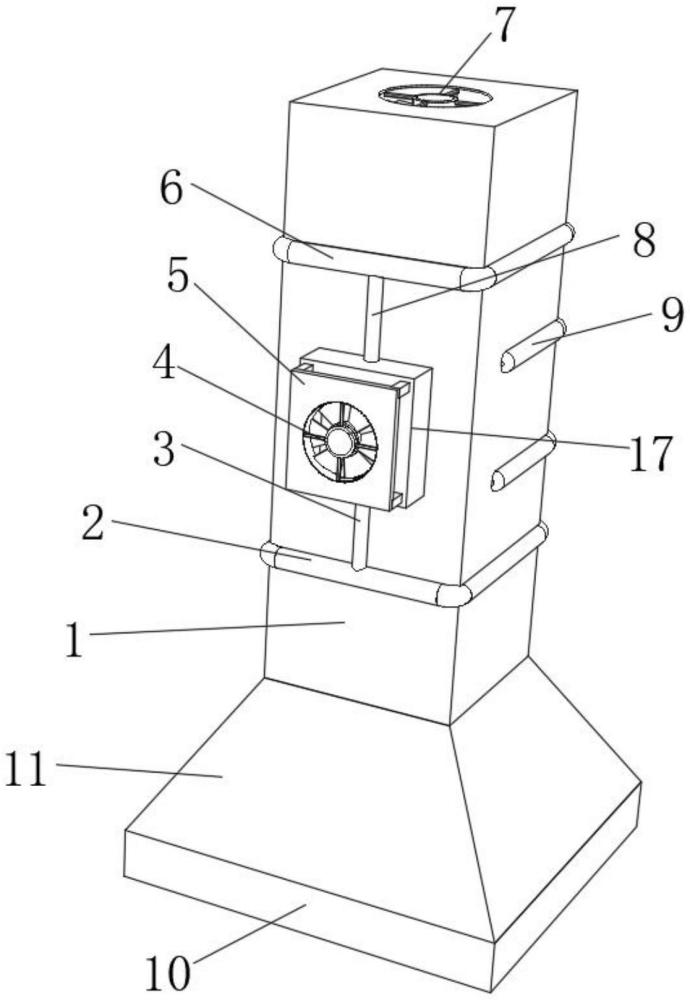 一种孔板型高温烟尘吸尘罩的制作方法